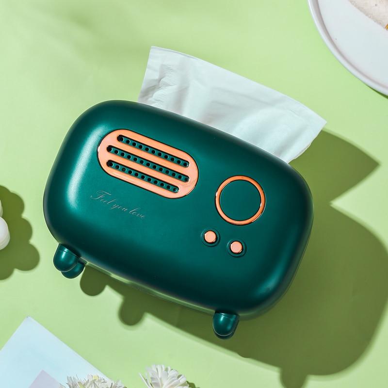 Retro Radio-shaped Tissue Box - Area Collections