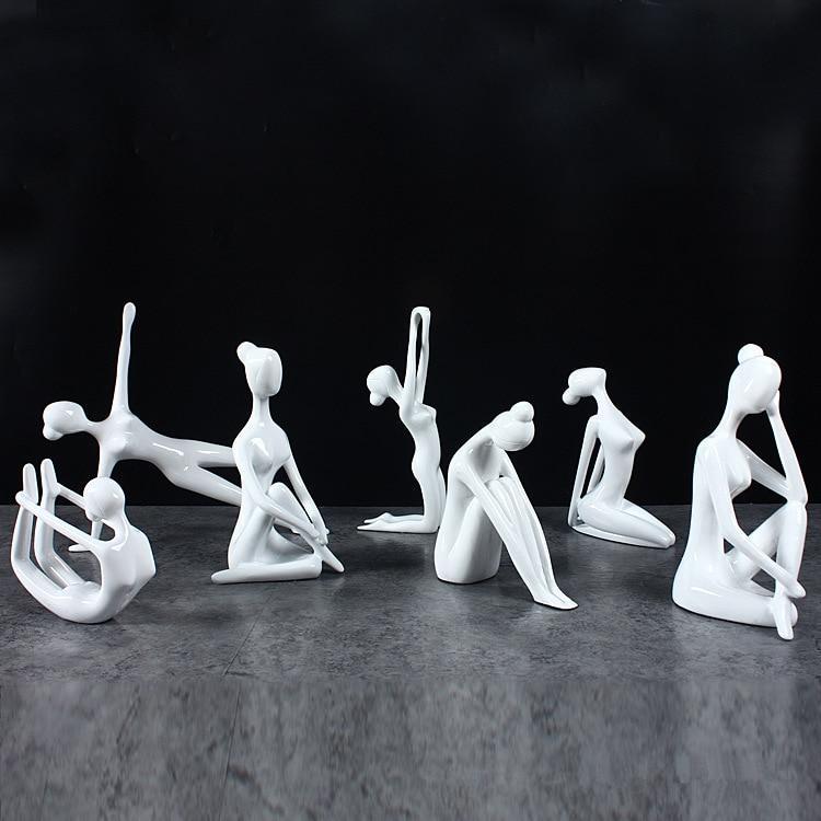 Shanti Yoga Girl Statuette - Area Collections