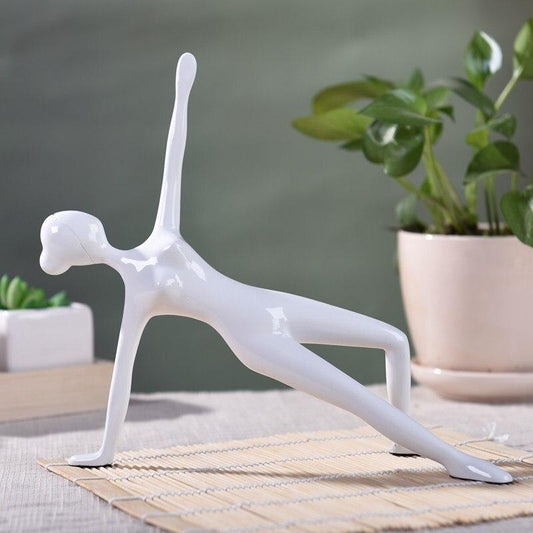Shanti Yoga Girl Statuette - Area Collections