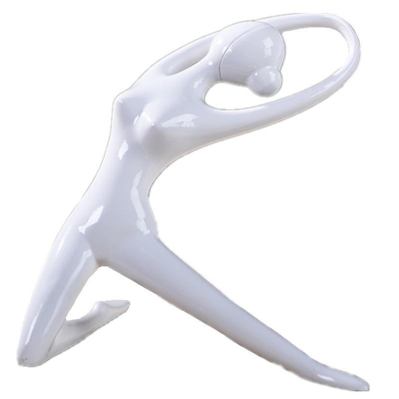 Shanti Yoga Girl Statuette - Area Collections