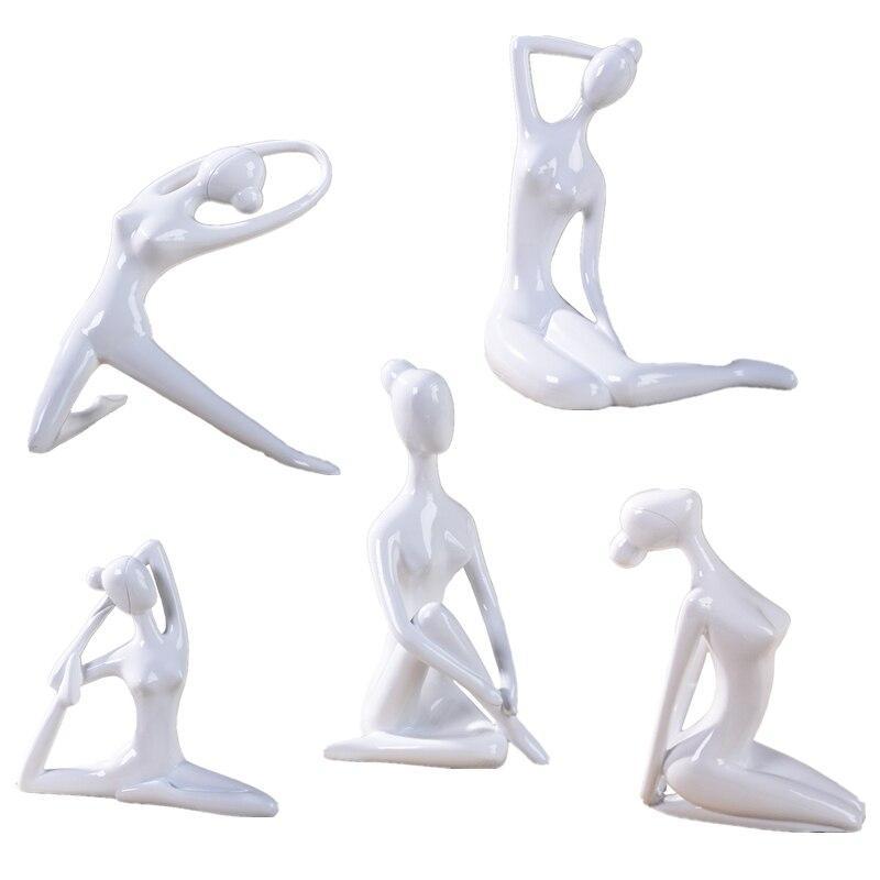 Shanti Yoga Girl Statuette - Area Collections