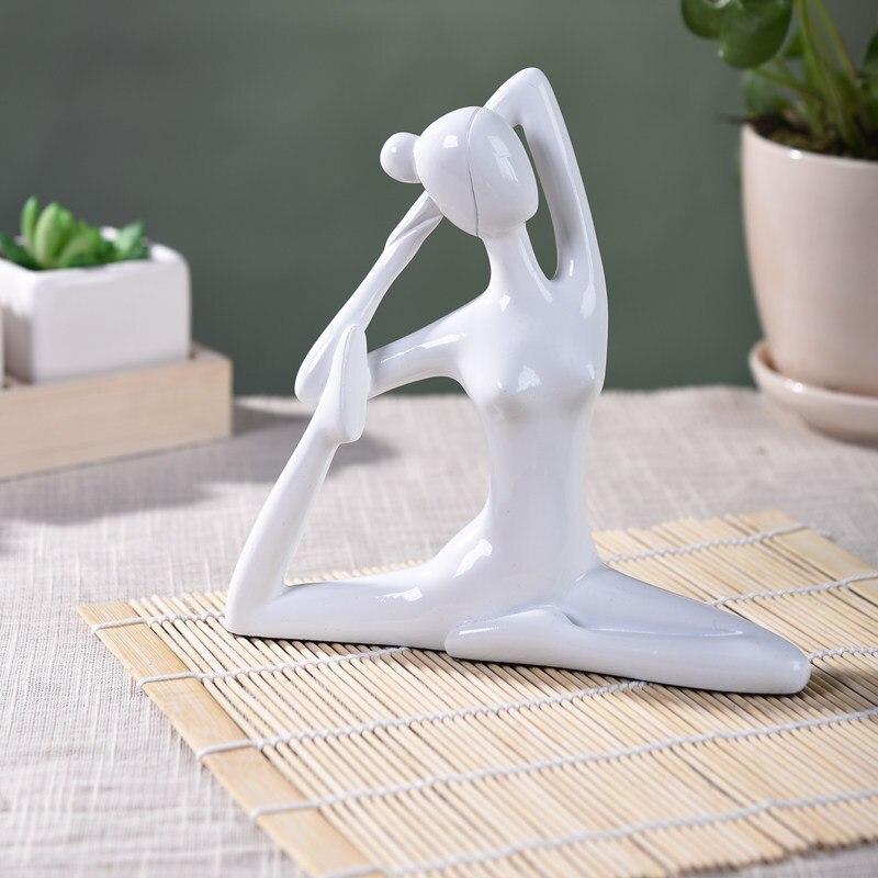 Shanti Yoga Girl Statuette - Area Collections