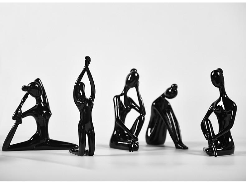Shanti Yoga Girl Statuette - Area Collections
