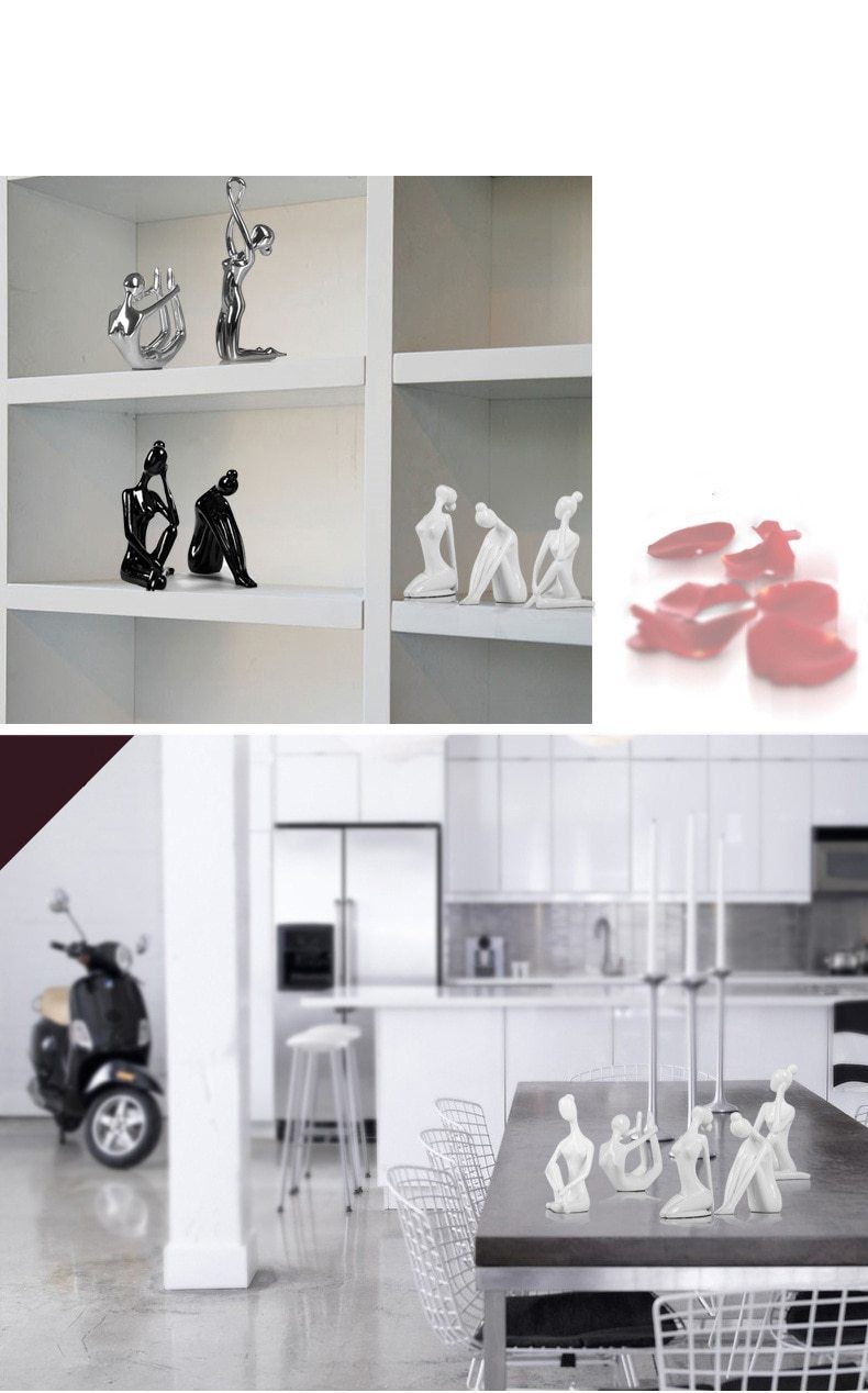 Shanti Yoga Girl Statuette - Area Collections
