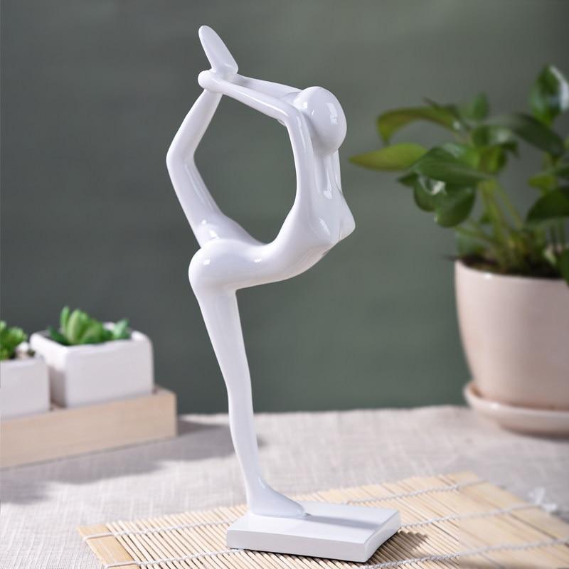 Shanti Yoga Girl Statuette - Area Collections