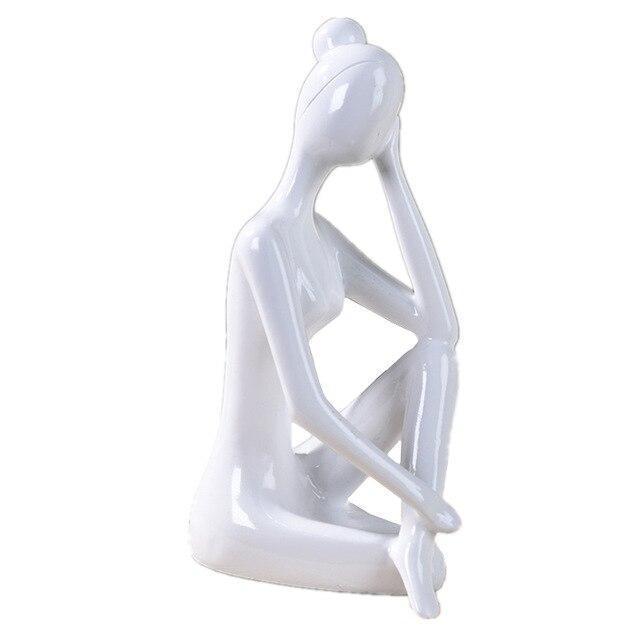 Shanti Yoga Girl Statuette - Area Collections