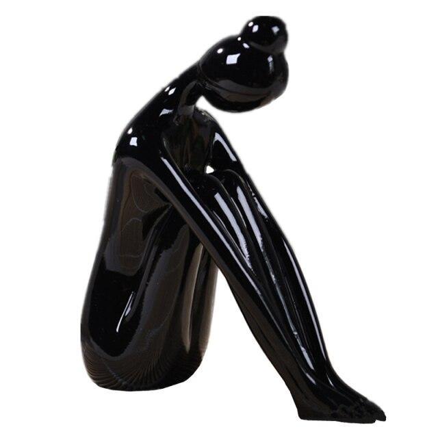 Shanti Yoga Girl Statuette - Area Collections