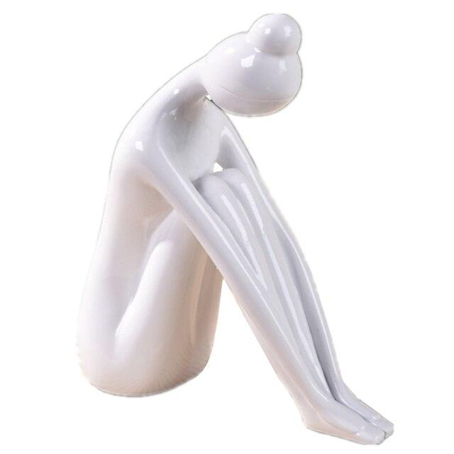 Shanti Yoga Girl Statuette - Area Collections