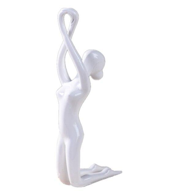 Shanti Yoga Girl Statuette - Area Collections