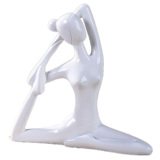Shanti Yoga Girl Statuette - Area Collections