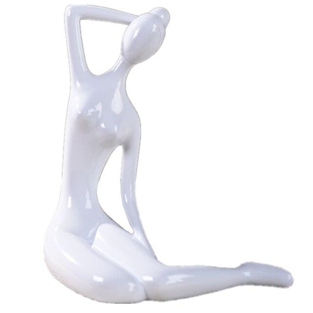 Shanti Yoga Girl Statuette - Area Collections
