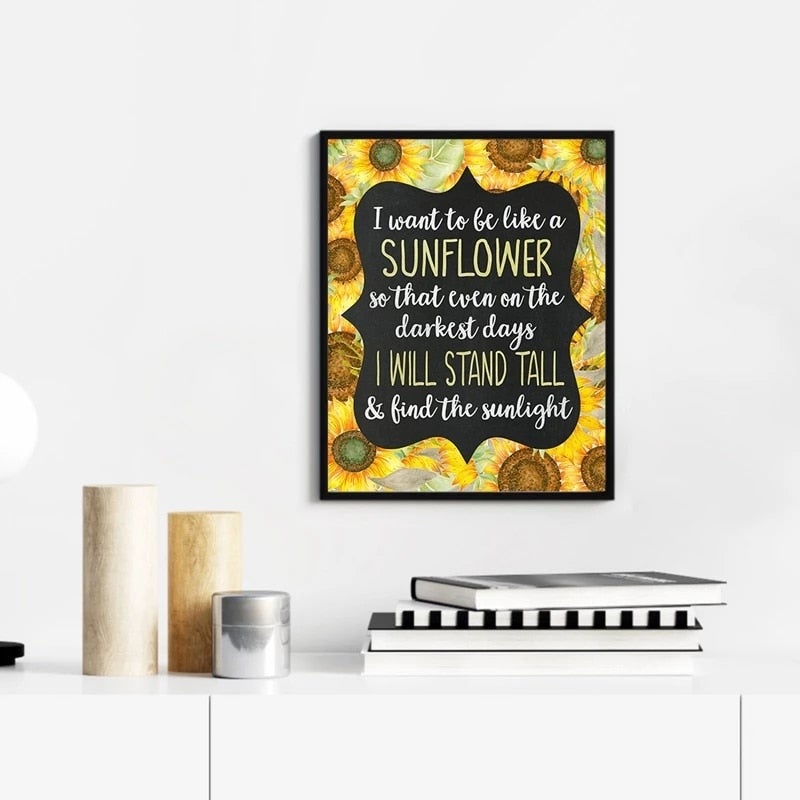 Sunflowers Stand Tall Canvas Print - Area Collections