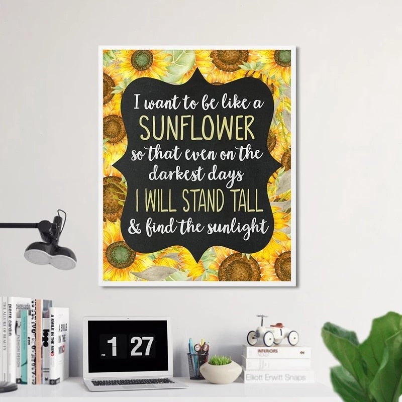 Sunflowers Stand Tall Canvas Print - Area Collections
