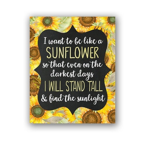 Sunflowers Stand Tall Canvas Print - Area Collections