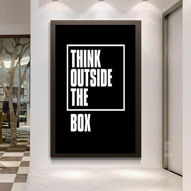 Think Outside The Box Wall Art - Area Collections