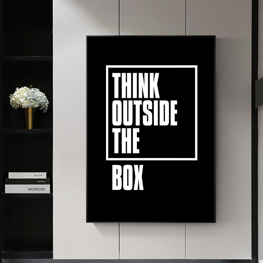 Think Outside The Box Wall Art - Area Collections