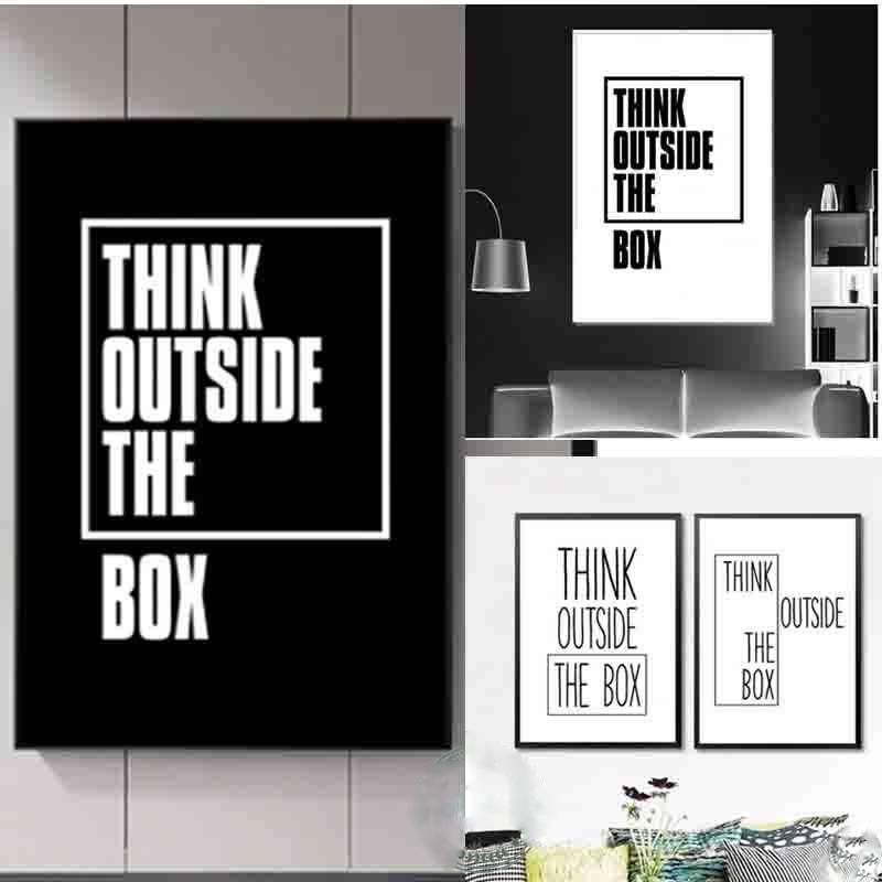 Think Outside The Box Wall Art - Area Collections