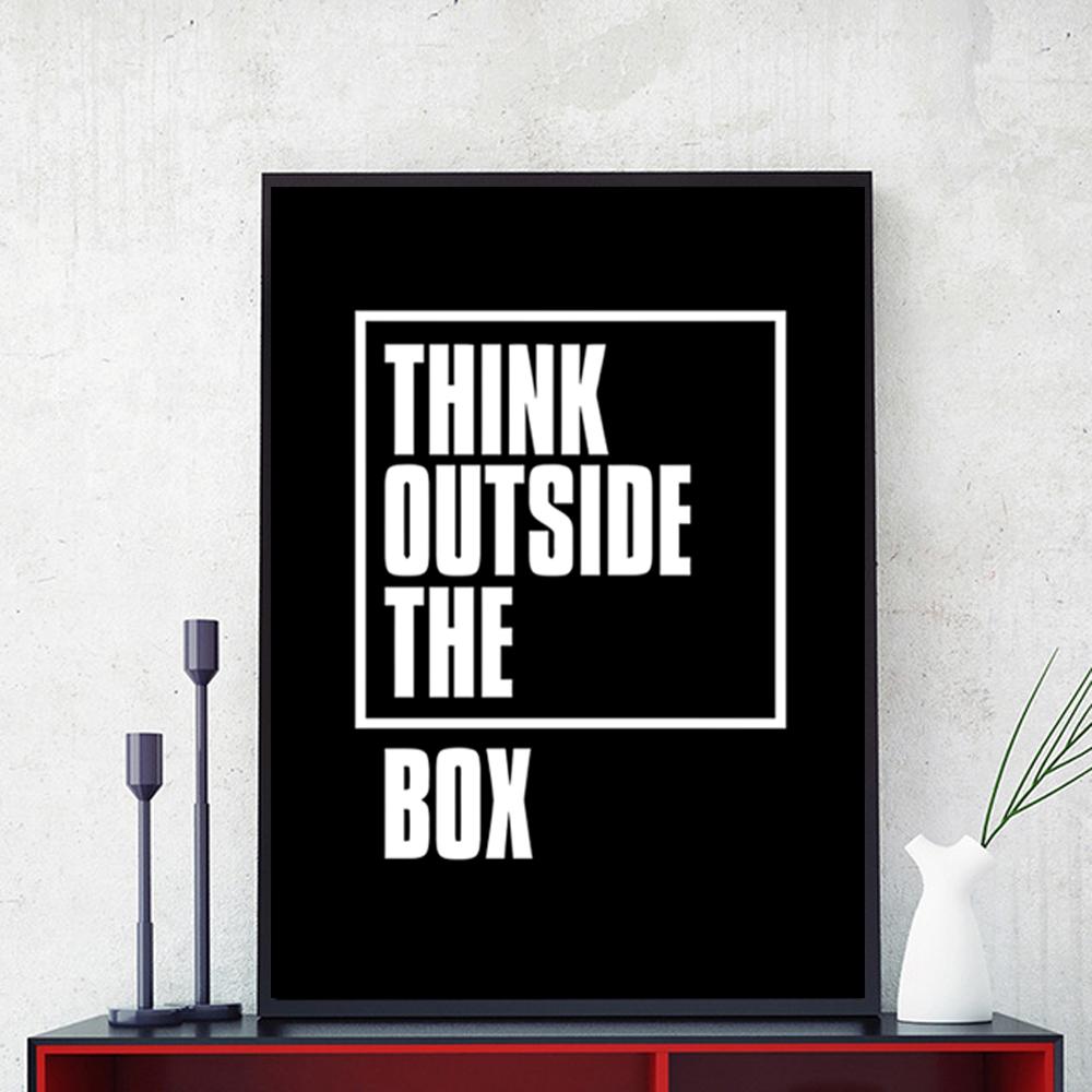 Think Outside The Box Wall Art - Area Collections
