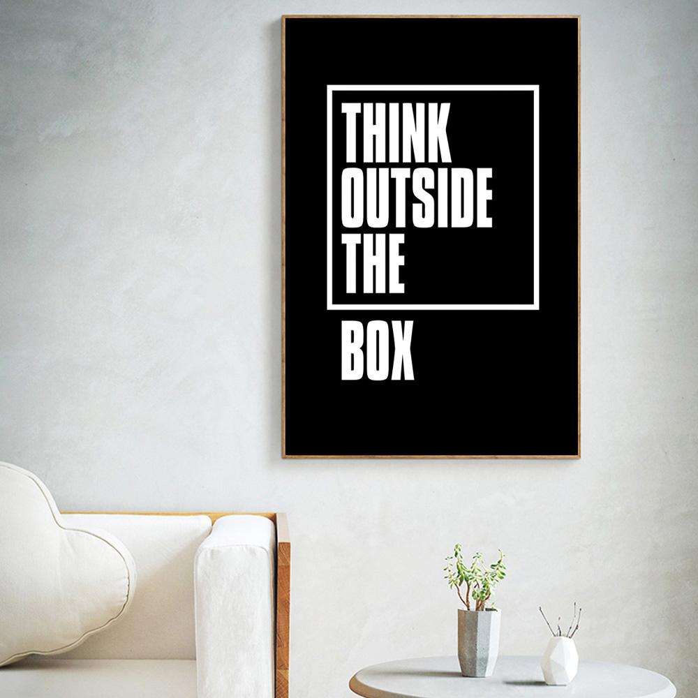 Think Outside The Box Wall Art - Area Collections