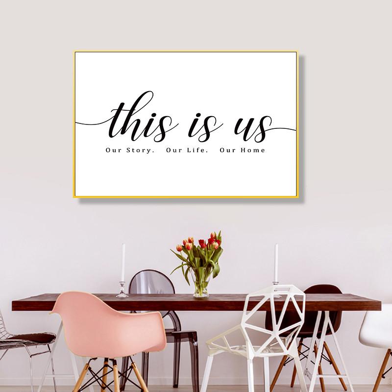 This is Us - Our Story Our Life Our Home Wall Art - Area Collections