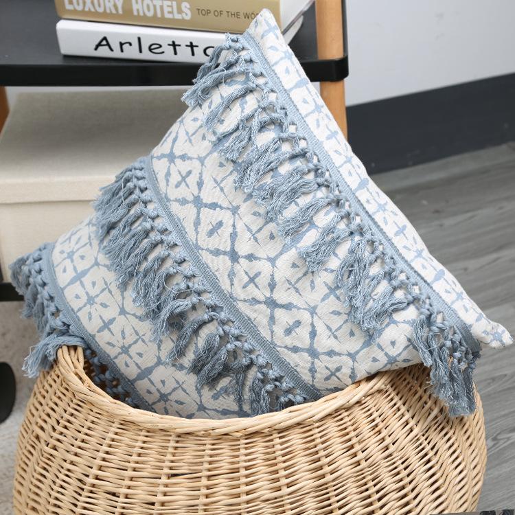 Vintage Coast Blue Pillow - Area Collections