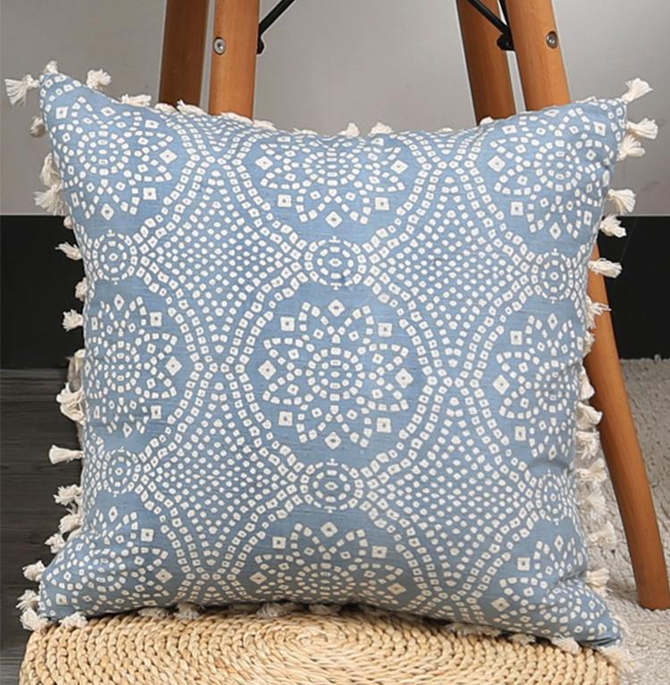 Vintage Coast Blue Pillow - Area Collections