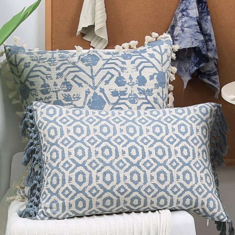 Vintage Coast Blue Pillow - Area Collections
