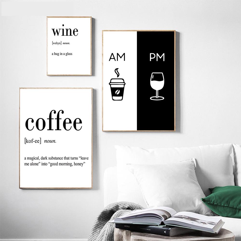 White Wine and Coffee Wall Art - Area Collections