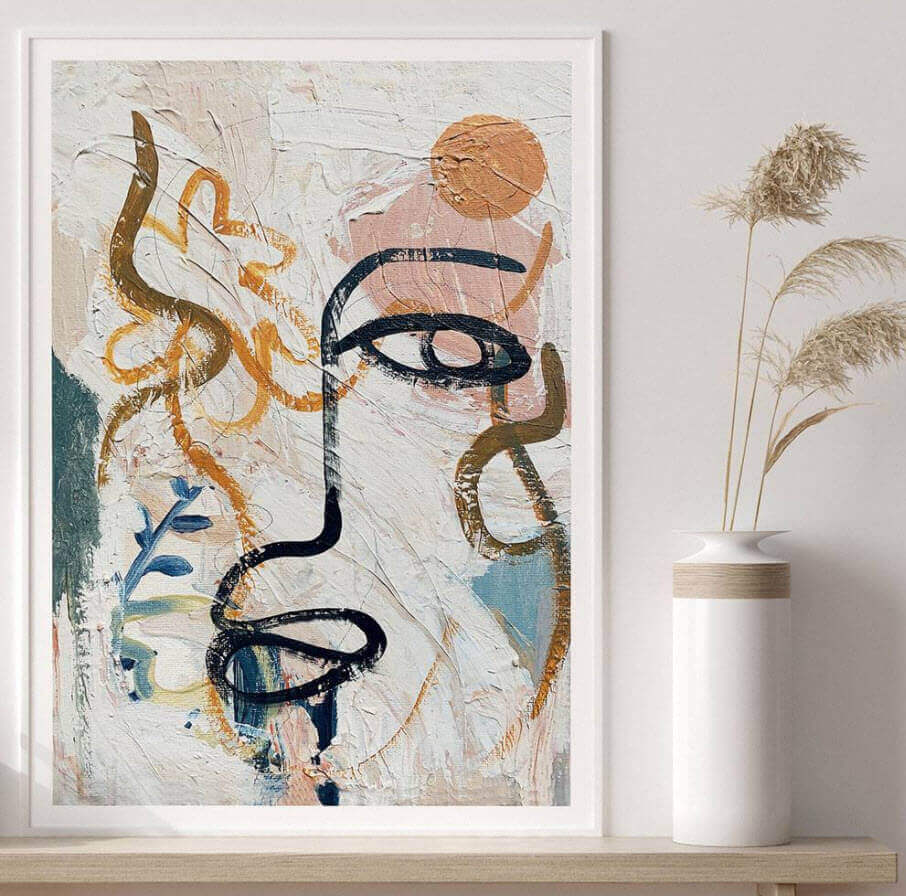 How abstract and vibrant art can transform your space?