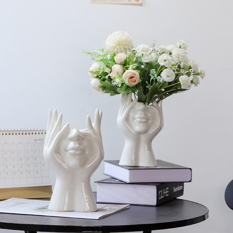 Abstract Peek a Chic Flower Vase - Area Collections