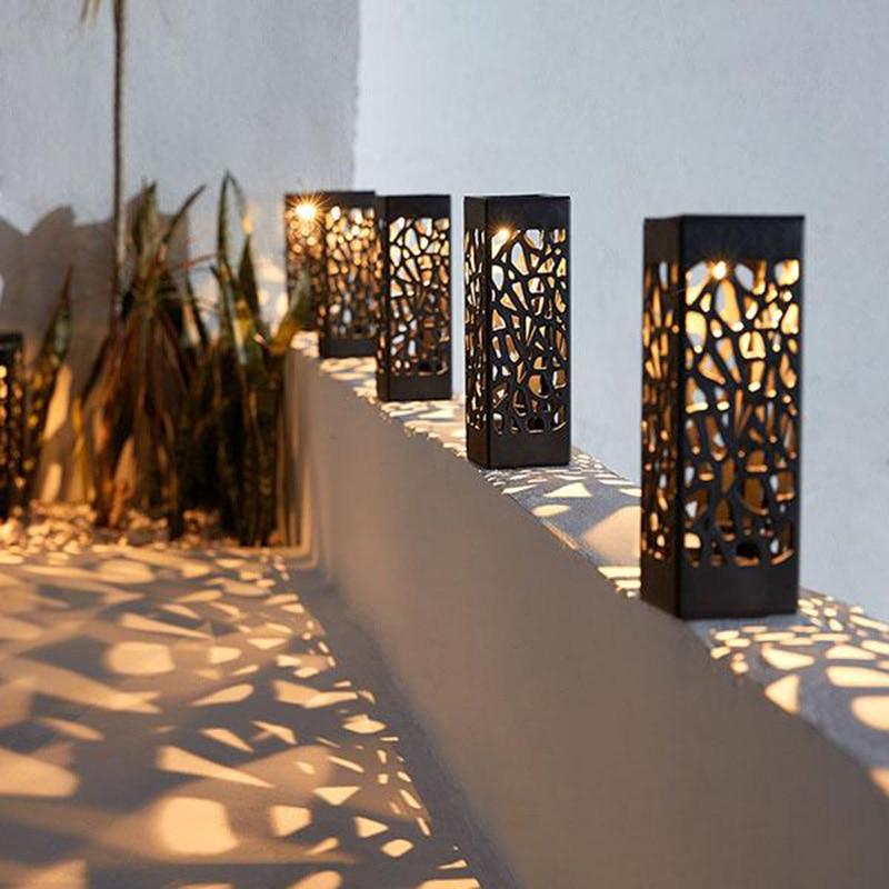 Alia - Moroccan LED Solar Lawn Lamp - Area Collections