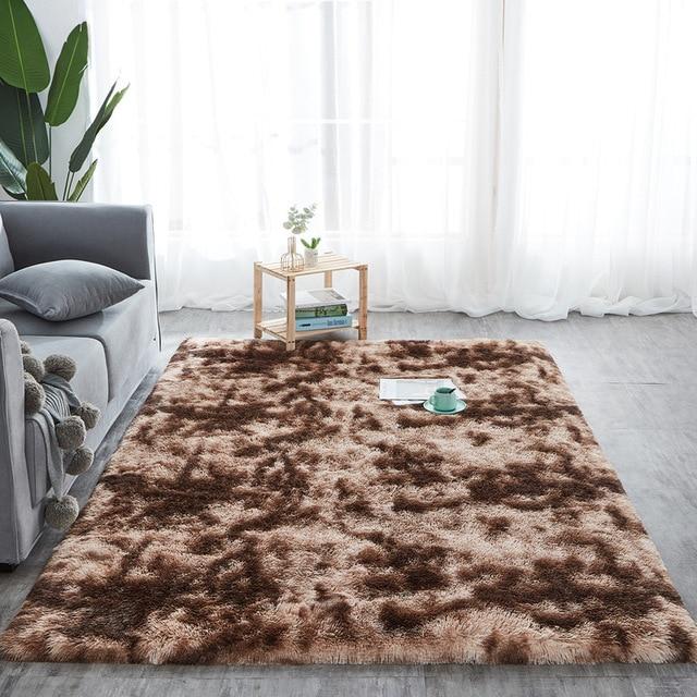 Area Colorful Shaggy Rug - Expresso - Area Collections