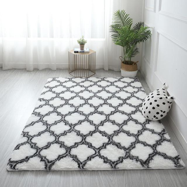 Area Colorful Shaggy Rug - Trellis - Area Collections