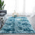 Area Colorful Shaggy Rug - Turkish Blue - Area Collections