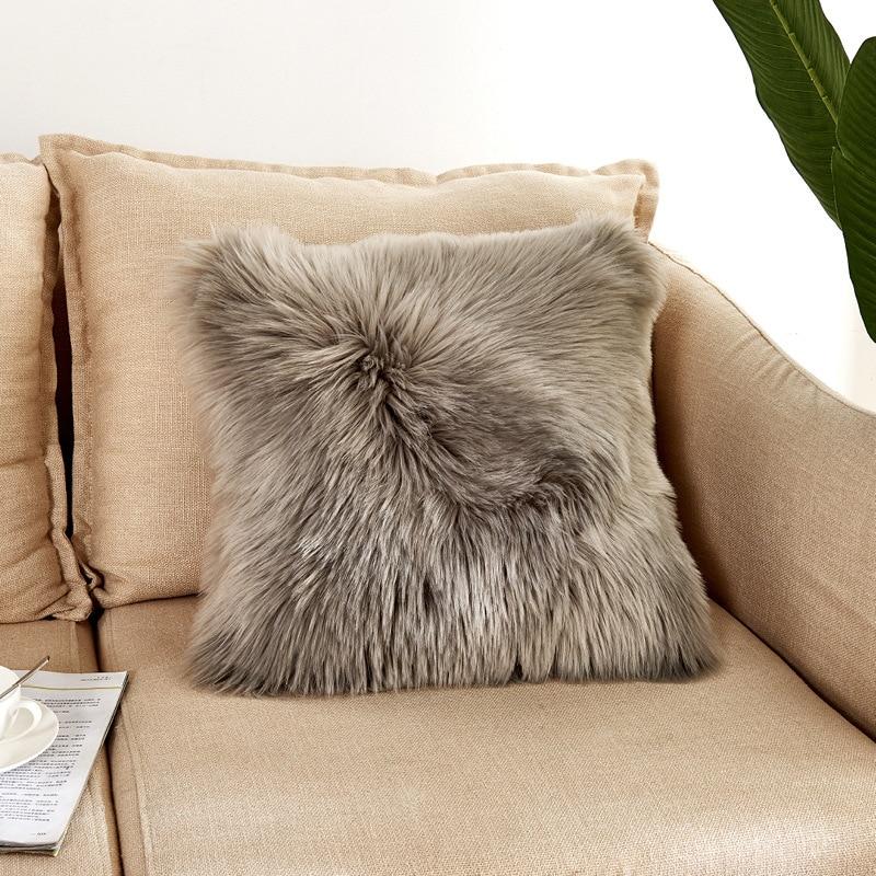 Area Faux Fur Cushion Cover - Area Collections