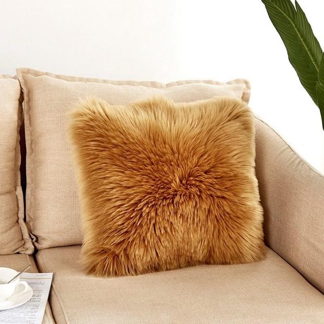 Area Faux Fur Cushion Cover - Area Collections