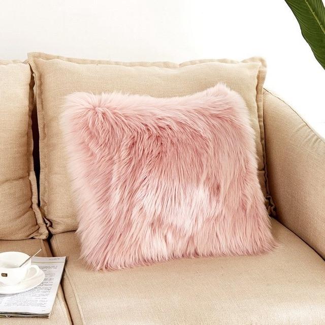Area Faux Fur Cushion Cover - Area Collections