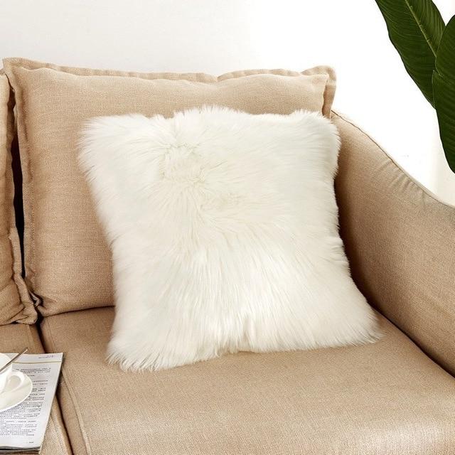 Area Faux Fur Cushion Cover - Area Collections
