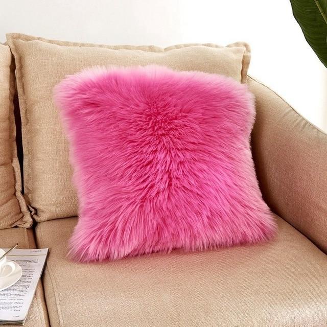 Area Faux Fur Cushion Cover - Area Collections