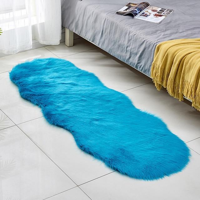 Area Fluffy Faux Sheepskin Rug - Area Collections