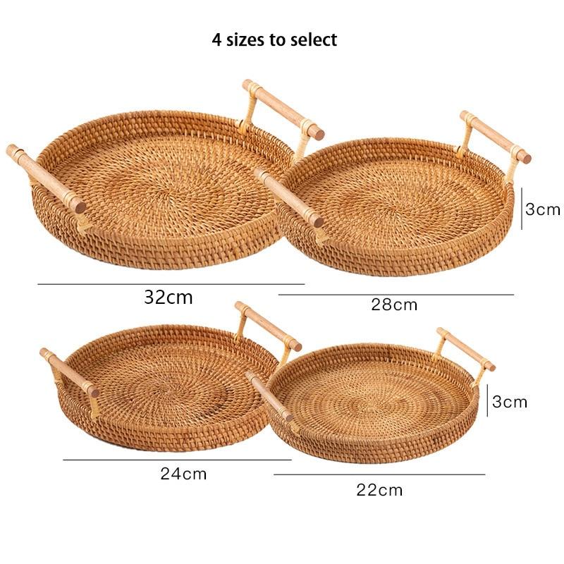Area Handmade Rattan Tray - Area Collections