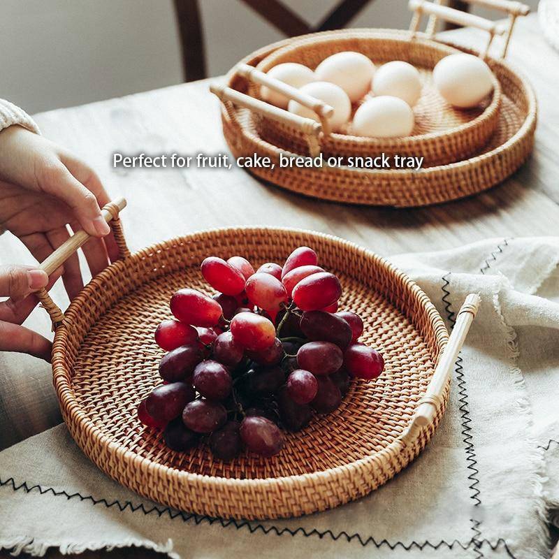 Area Handmade Rattan Tray - Area Collections