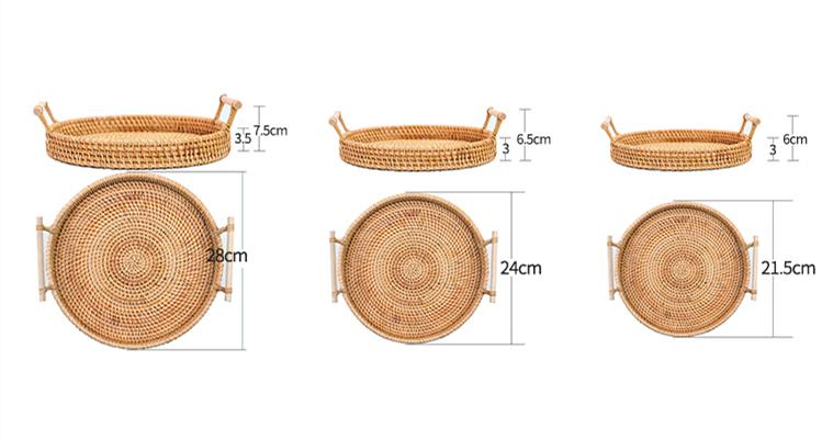 Area Handmade Rattan Tray - Area Collections