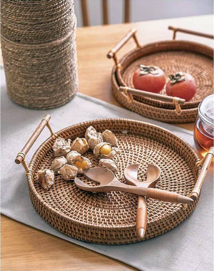 Area Handmade Rattan Tray - Area Collections