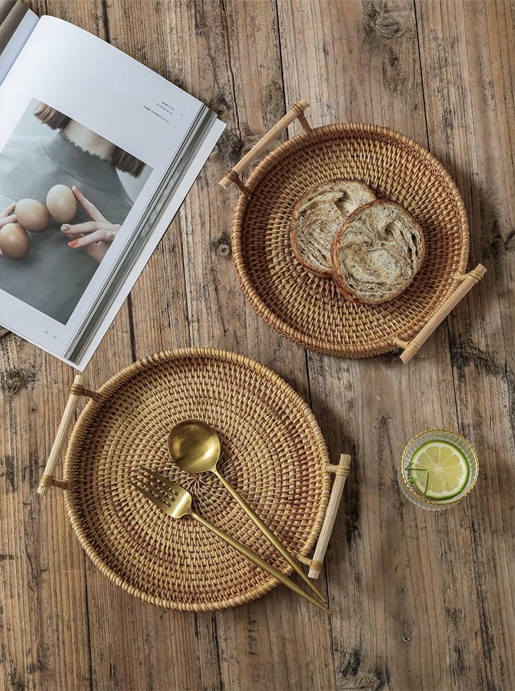 Area Handmade Rattan Tray - Area Collections