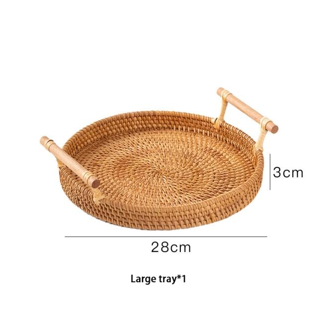 Area Handmade Rattan Tray - Area Collections