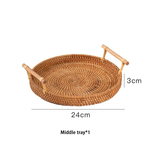 Area Handmade Rattan Tray - Area Collections