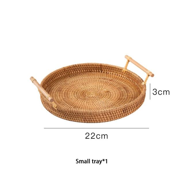 Area Handmade Rattan Tray - Area Collections