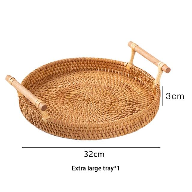 Area Handmade Rattan Tray - Area Collections
