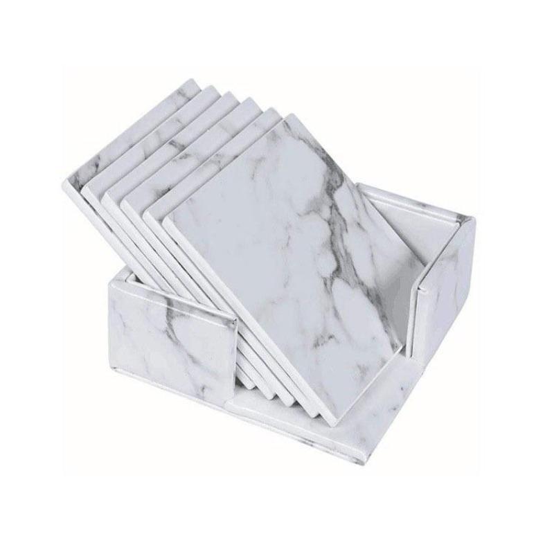 Area Mavis Marble Coaster (Set of 6) - Area Collections